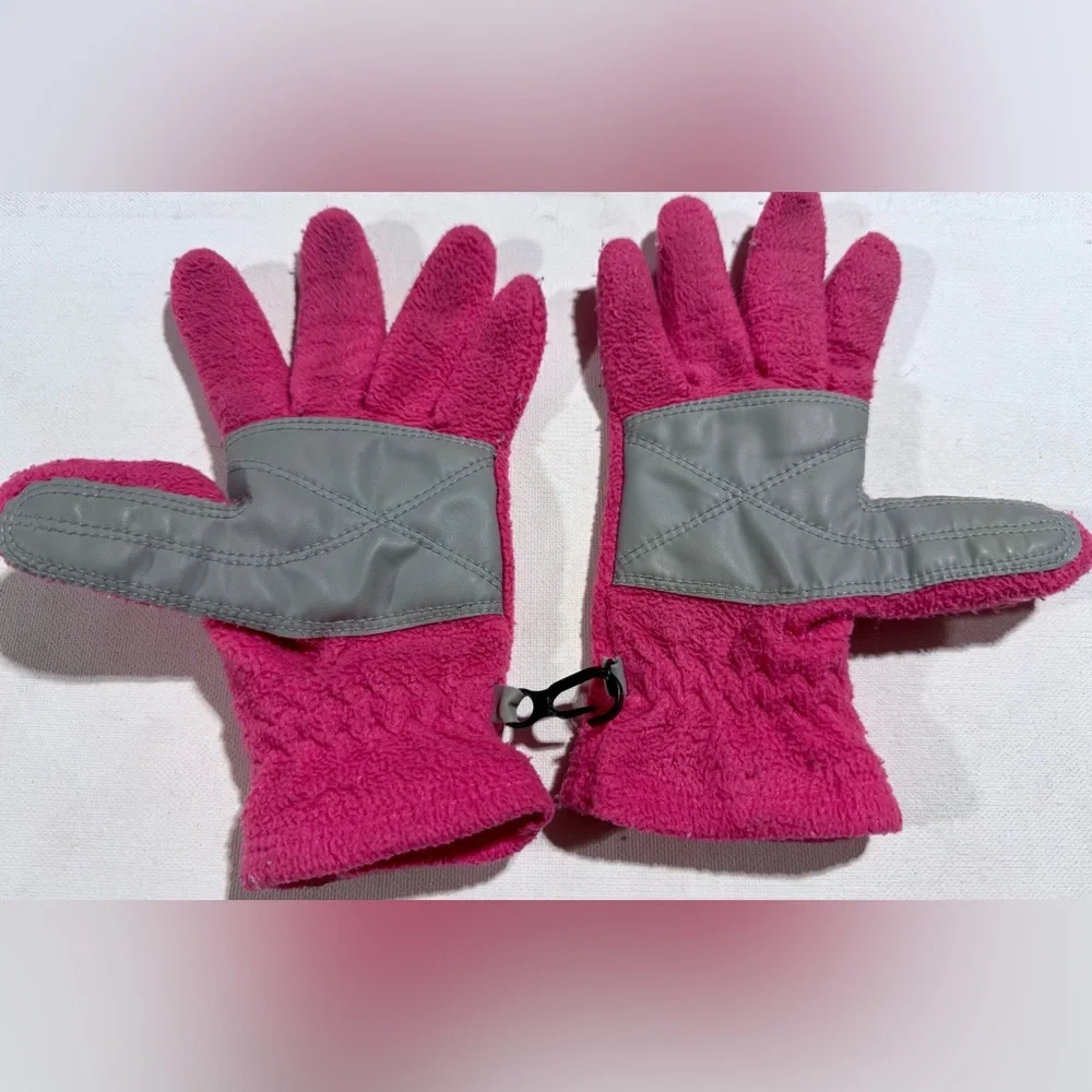 Columbia Youth Gloves In Pink Ice
